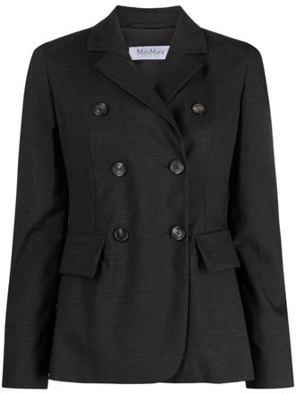 Max Mara Blazer met dubbele rij knopen - Grijs