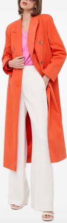 Notes du Nord Cappotto doppiopetto con bottoni - Arancione