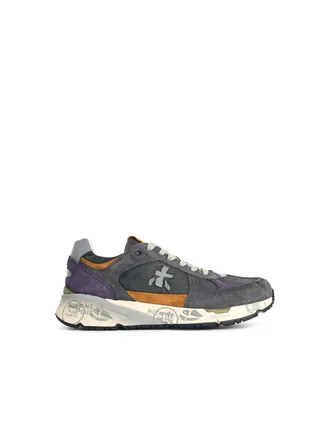 Premiata Sneaker Mase 7868 aus grauer Wildledermischung