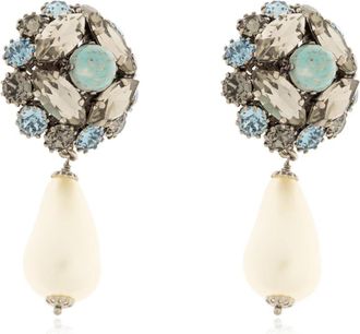 Dolce & Gabbana Re Edition Clip Oorbellen - Dames - Oorbellen - Grijs - ONE Size - Accessoires