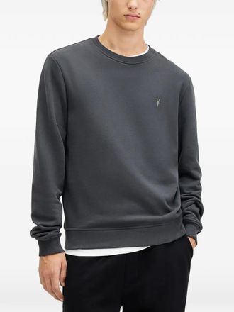 AllSaints Raven sweater met geborduurd detail - Grijs