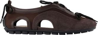Simone Rocha Cutout Ballerina Grip Trainer - Dames - Sneakers - Bruin - 35 EU - Polyester - Schoenen