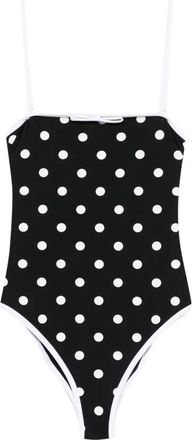 Self Portrait Polka Dot Swimsuit
