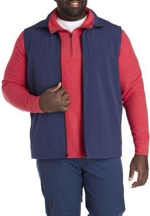 Vineyard Vines Big & Tall Mariner Soft Shell Performance Vest in Navy at Nordstrom, Size 2X Big