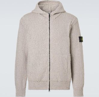 Stone Island Compass cotton zip-up hoodie