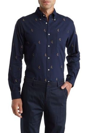 Brooks Brothers Owl Cotton Button-Down Shirt at Nordstrom Rack, Size Small