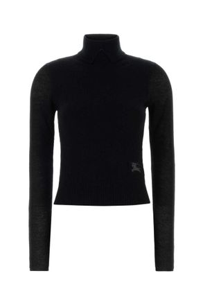 Burberry Black Wool Blend Sweater
