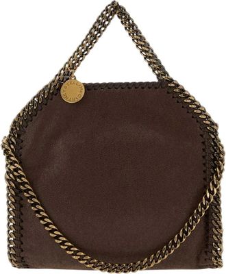 Stella McCartney Mahogany Falabella Tiny Tote