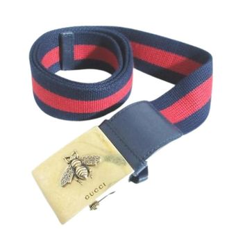Gucci Pre-owned Belts, female, Multicolor, Size: ONE SIZE Pre-owned Vintage Fabric Belt