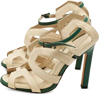 Manolo Blahnik Sandali con dettaglio cut-out - Toni neutri