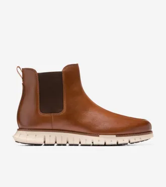 Cole Haan Mens ZER&Oslash;GRAND Remastered Waterproof Chelsea Boots - Brown Size 10.5