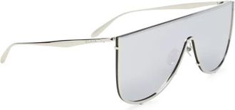Alaia Metalen Zonnebril Stijlvolle Look - Dames - Zonnebrillen - Grijs - ONE Size - Accessoires
