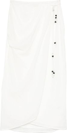Sir. Azura Midi Skirt - Womens - Cotton