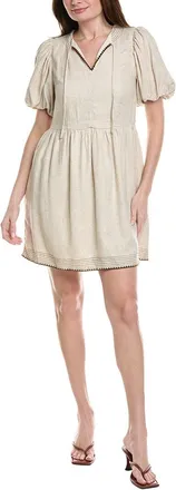 Nanette Lepore Linen-Blend Mini Dress