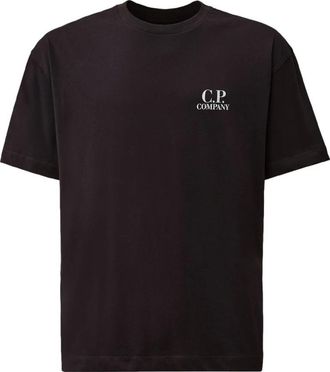 C.P. Company Shirts - Heren - T-shirts - Blauw - XL - Tops