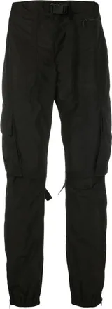 Off-white Straight-leg Cargo Trousers Black OMCF031C99FAB0021010
