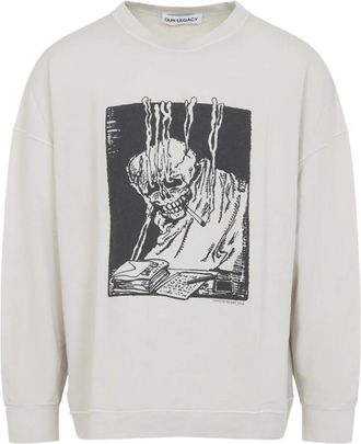 Our Legacy Slack Sweatshirt - Heren - Sweatshirts - Wit - L - Katoen - Hoodies & sweatvesten