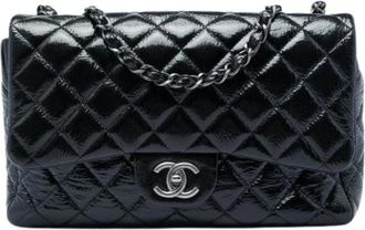 Chanel Pre-owned Vintage Schoudertas - Dames - Vintage Schoudertas - Zwart - ONE Size - Leer - Vintage