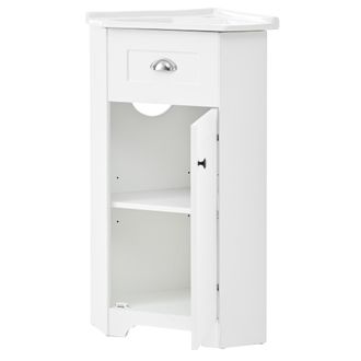 STILVORA Mueble Bajo Lavabo De Pie Con Lavabo De Cer&aacute;mica Y Almacenaje, Superficie Melam&iacute;nica, Mdf, Blanco