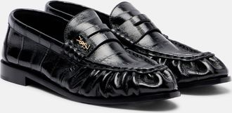 Saint Laurent Patent leather penny loafers