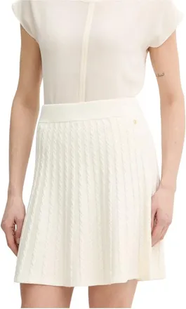 Guess Korte Broeken, Dames, Beige, XS, Wol, Hanna Skirt