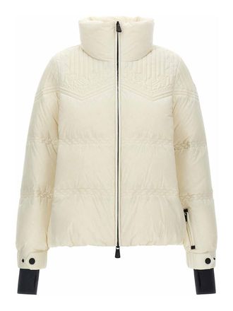 Moncler White Anglins Puffer Jacket