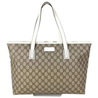 Gucci Pre-owned Tote Bags, female, Beige, Size: ONE SIZE Pre-owned Tote Bag