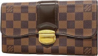 Louis Vuitton Ebene Long Wallet (Bi-Fold) (Pre-Owned)