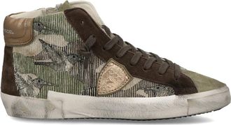 Philippe Model Sneakers Prsx Tennis - Dames - Sneakers - Groen - 40 EU - Leer - Schoenen