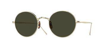 Oliver Peoples OV1293ST G. Ponti-3 Polarized 5035P1 Mens Sunglasses Gold Size 48