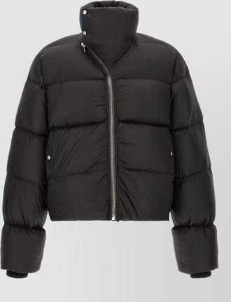 Rick Owens down quilted cropped high-neck puffer jacket