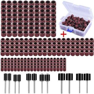 OEM Kit De Tambor De Lijado De 252 Piezas, Que Incluye Una Caja Gratuita Con 240 Bandas Abrasivas Y 12 Pasadores Para Tambor De Lijado Para Herramientas R