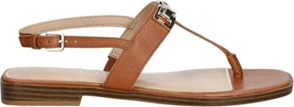 Guess Ramiry Platte Sandalen - Dames - Sandalen - Bruin - 38 EU - Leer - Schoenen