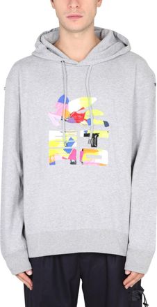 Etro Grey Logo Hood Sweatshirts