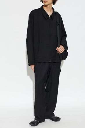 Yohji Yamamoto Jacket With Pockets, Mens, Black
