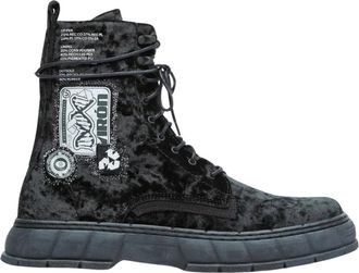 Viron Boots - Heren - Veterlaarzen - Zwart - 36 EU - Katoen - Schoenen