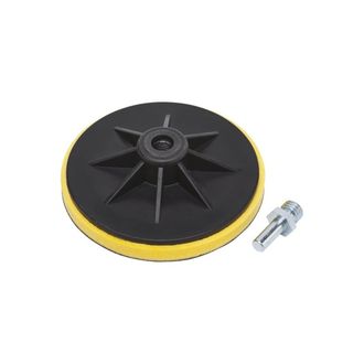 Trade Shop Trade Shop - Adaptador De Disco De 6 Con Almohadilla De Velcro De &Oslash; 150 Mm Para Lijadora Orbital