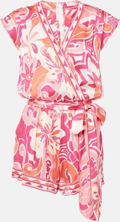 Poupette St Barth Anaik floral romper