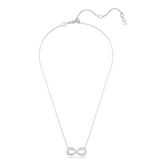 Swarovski Collar Mujer Colgante Hip&eacute;rbola Infinito Blanco Rodiado 5679434 - Accessories - Mujer - Gris - ONE SIZE