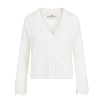 Ermanno Scervino Truien & Vesten, Dames, Wit, 2Xs, Cardigan