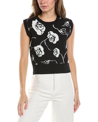 Gracia Floral Knit Tank Top