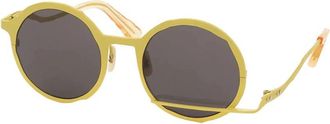 Masahiromaruyama Zonnebrillen - unisex - Zonnebrillen - Groen - 50 MM - Accessoires