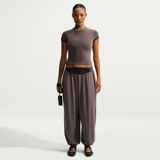 Nike Womens SKIMS Stretch Knit Pants in Brown | IU2214-241