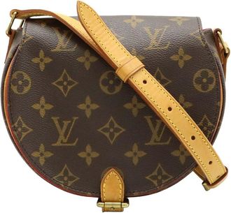 Louis Vuitton Brown Monogram Canvas Shoulder Bag (Authentic Pre-Loved)