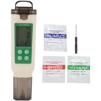 OEM Medidor De Calidad Del Agua Para Acuarios 4 En 1: Mide Ph, Tds, Ec Y Temperatura -- Crezuo