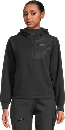 Arc'teryx Aestas Pullover Hoodie Womens Sweatshirt Black : 2XL, Polyester
