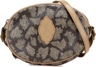 Saint Laurent Borsa a tracolla in tela cerata XX secolo - Grigio