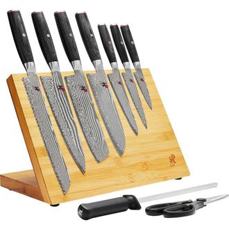Miyabi Kaizen II 10-Piece Knife Block Set in Black at Nordstrom