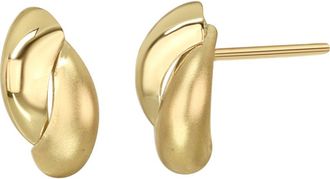 Bony Levy 14K Gold Satin Stud Earrings in 14K Yellow Gold at Nordstrom Rack