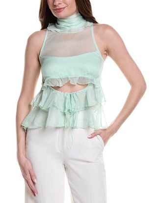 Bardot Cynthia Ruffle Blouse